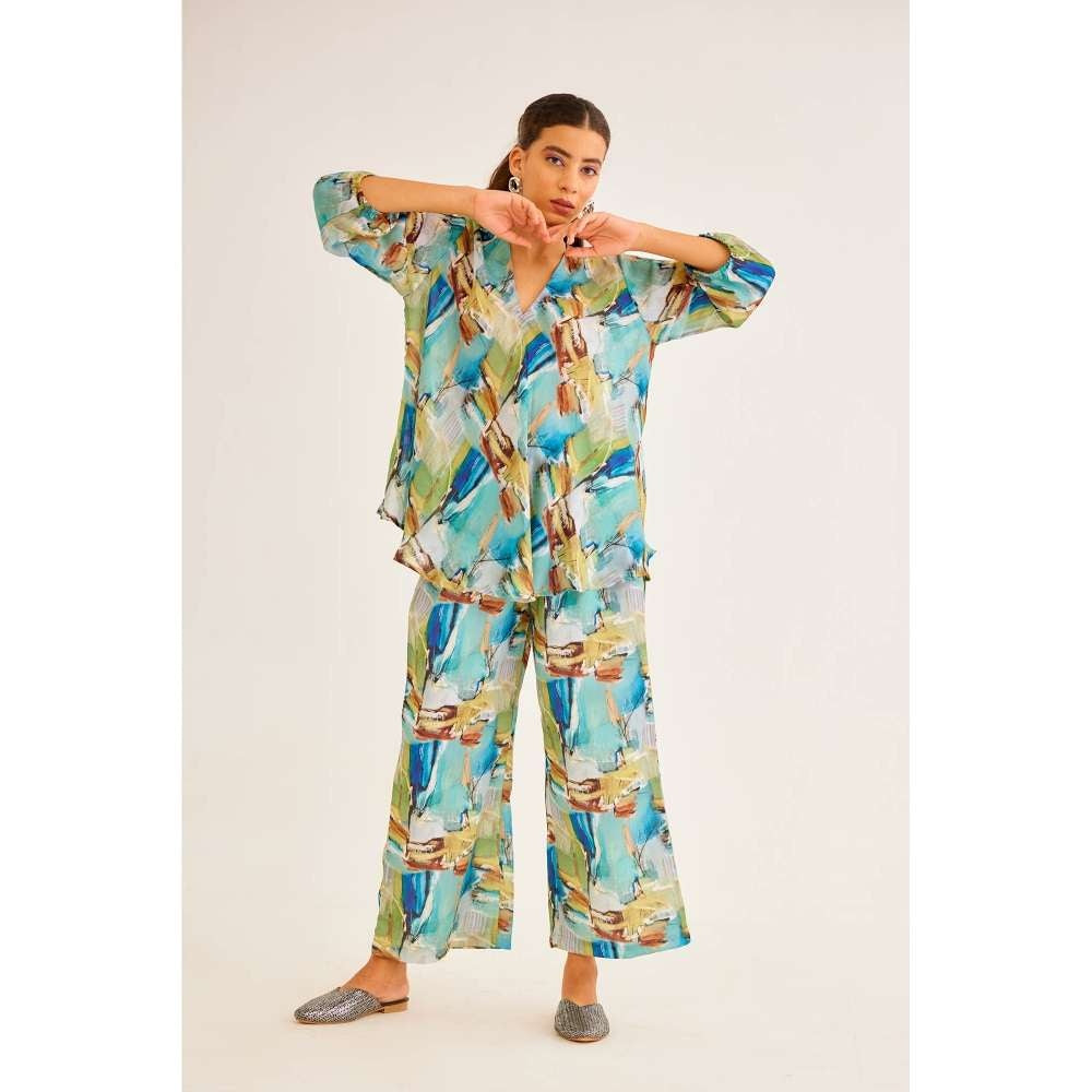 NORN Brushstroke Wide Pants