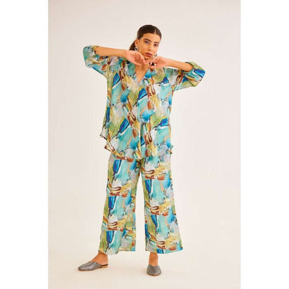 NORN Brushstroke Wide Pants