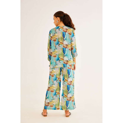 NORN Brushstroke Wide Pants