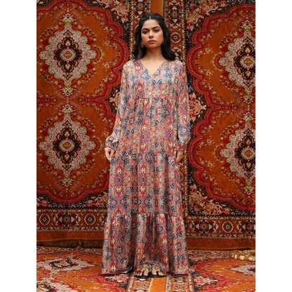 NORN Multi-Color Taza Havana Dress Ws