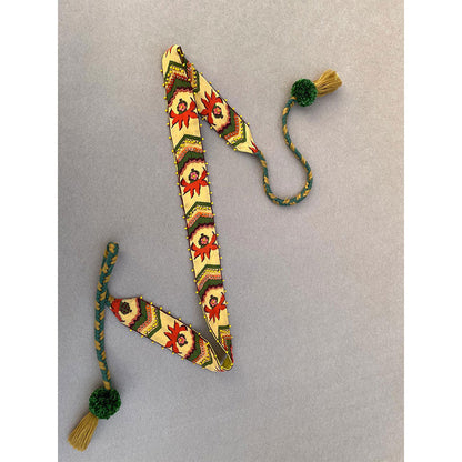Baise Gaba Yellow Snowdrop Belt Baise Gaba Yellow Embroidered Belt