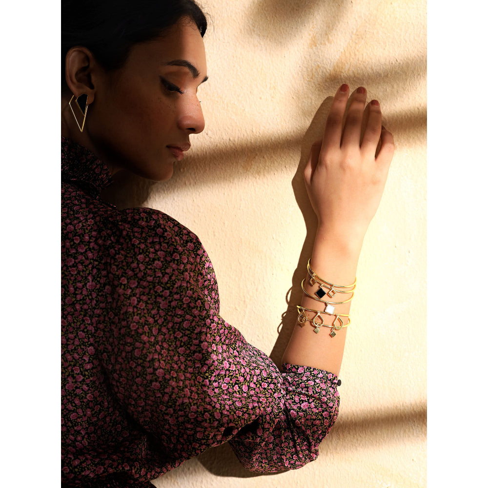 VARNIKA ARORA Austere Golden Bracelet