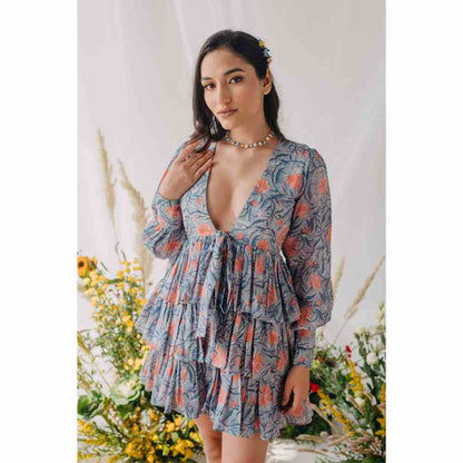 Old Marigold Chicca Layered Dress