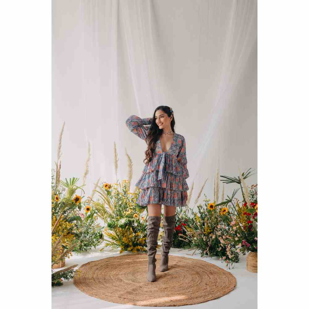 Old Marigold Chicca Layered Dress