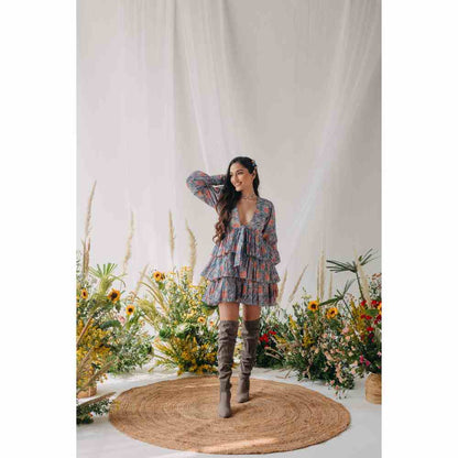 Old Marigold Chicca Layered Dress