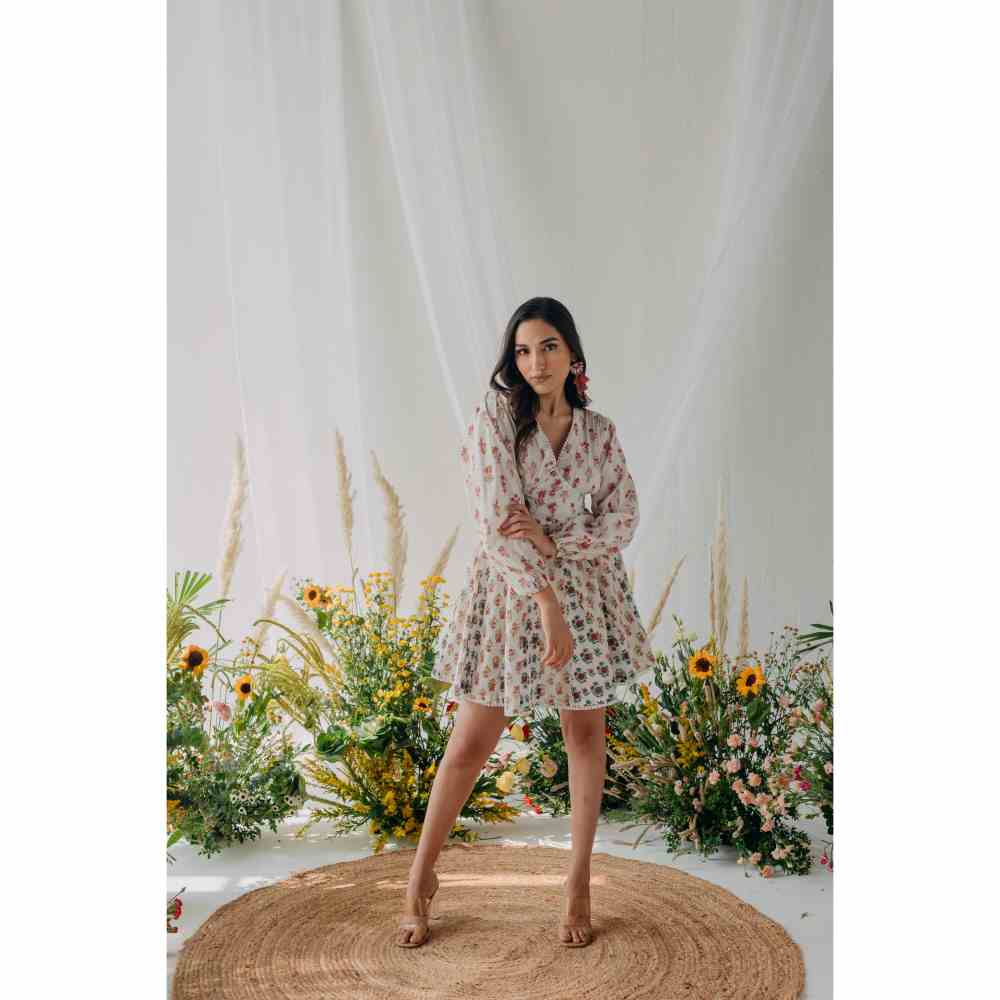 Old Marigold Pearl Corset Dress