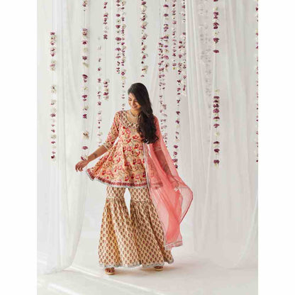 Old Marigold Raahat Gharara (Set of 3)