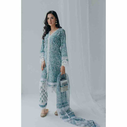 Old Marigold Floral Printed Aria Cotton Kurta (Set of 2)