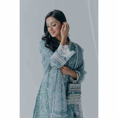 Old Marigold Floral Printed Aria Cotton Kurta (Set of 2)