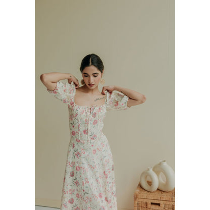 Old Marigold Calantha Square Neck Maxi Sun Dress