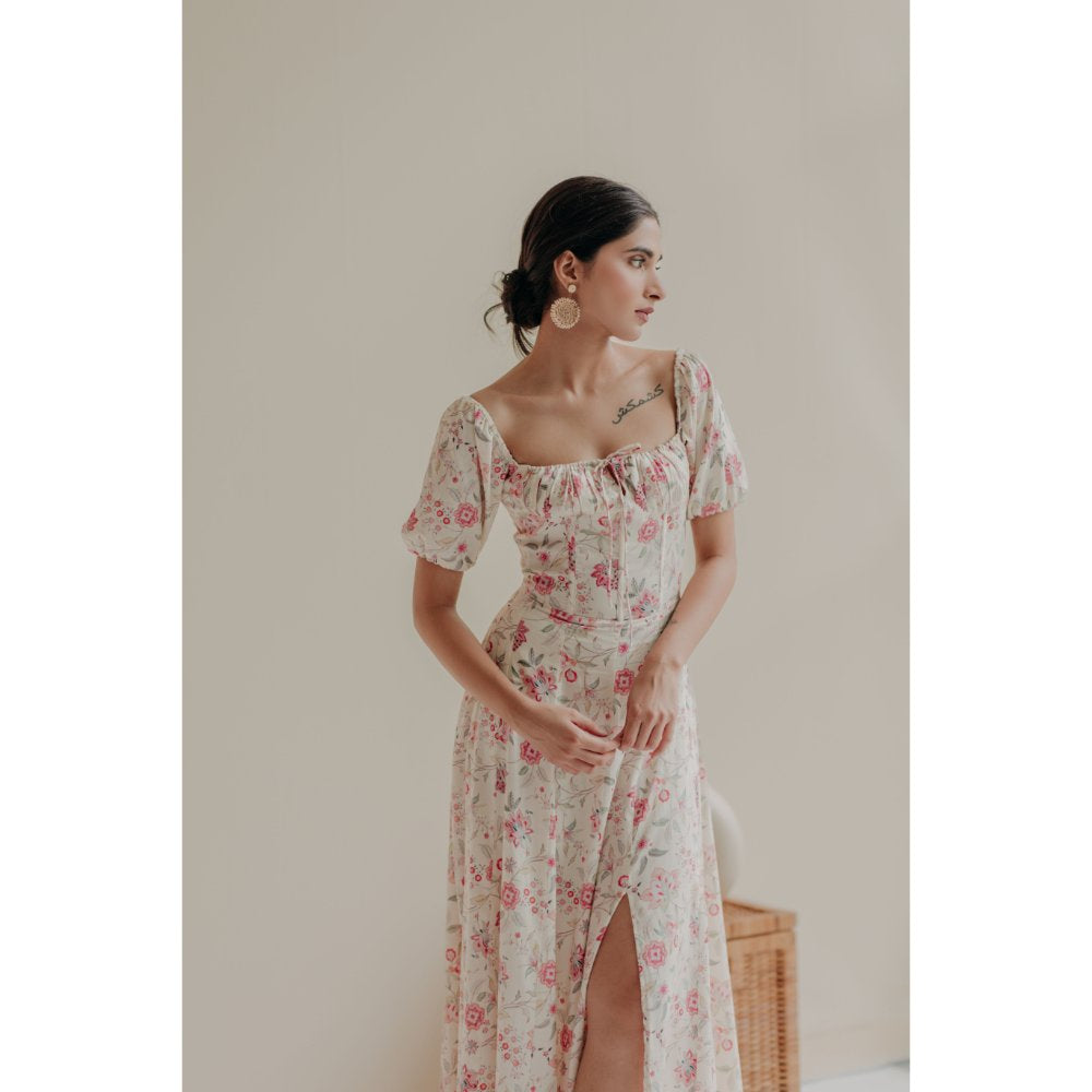 Old Marigold Calantha Square Neck Maxi Sun Dress