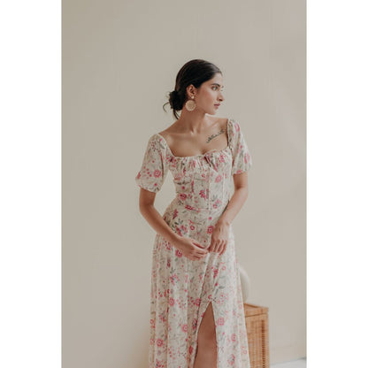 Old Marigold Calantha Square Neck Maxi Sun Dress