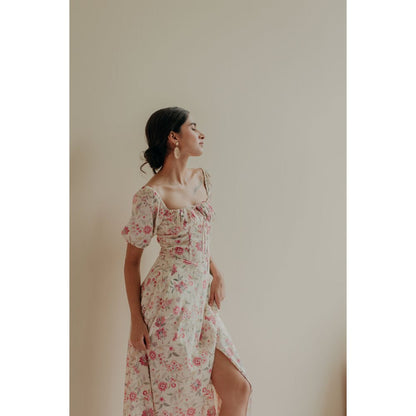 Old Marigold Calantha Square Neck Maxi Sun Dress