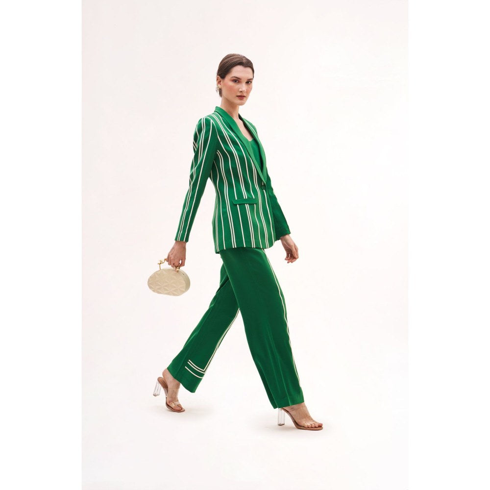 Our Love Jade Blazer With Trousers And Bralette (Set of 3)
