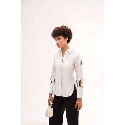 Our Love Bug Shirt With Bug Embroidery