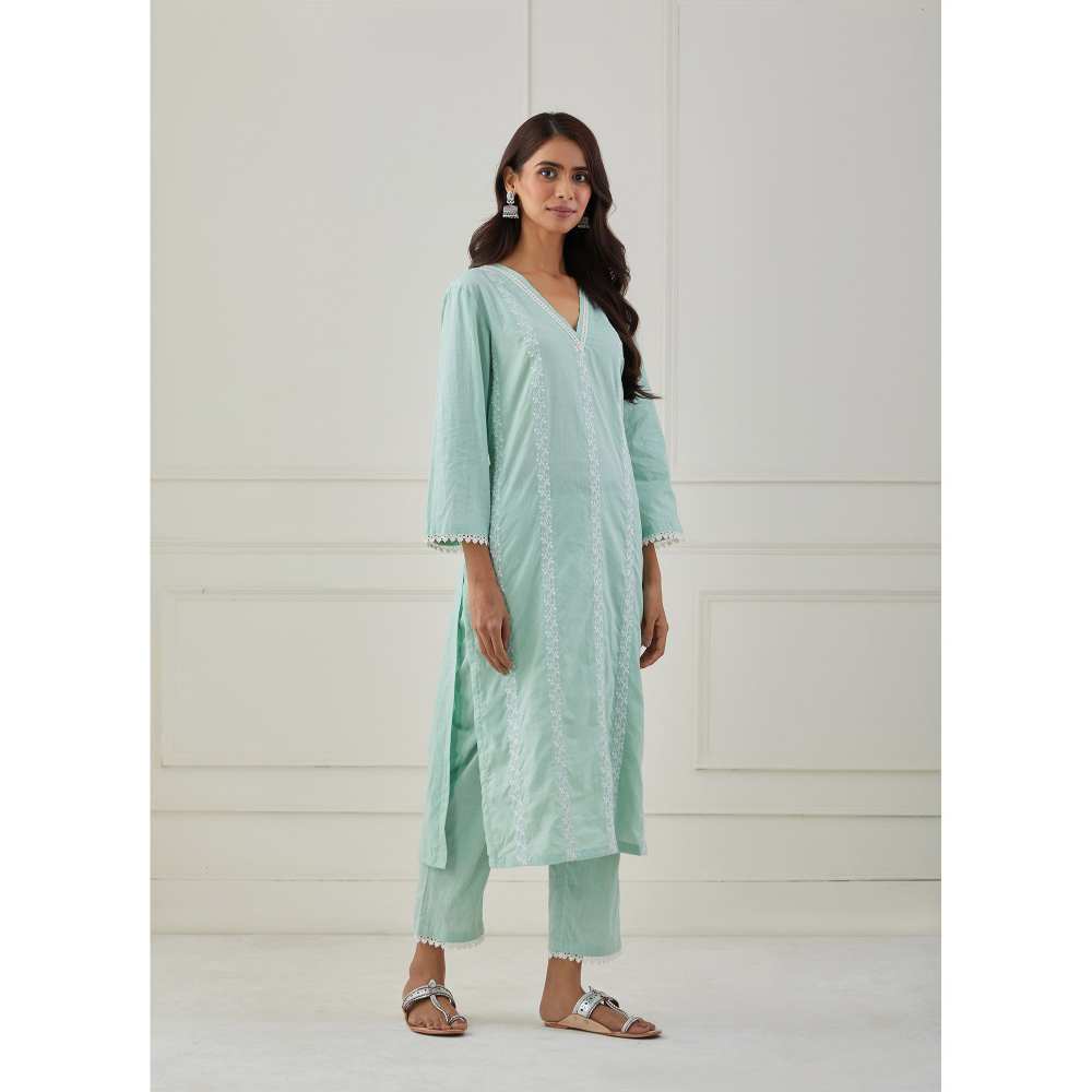 Priya Chaudhary Green Pants