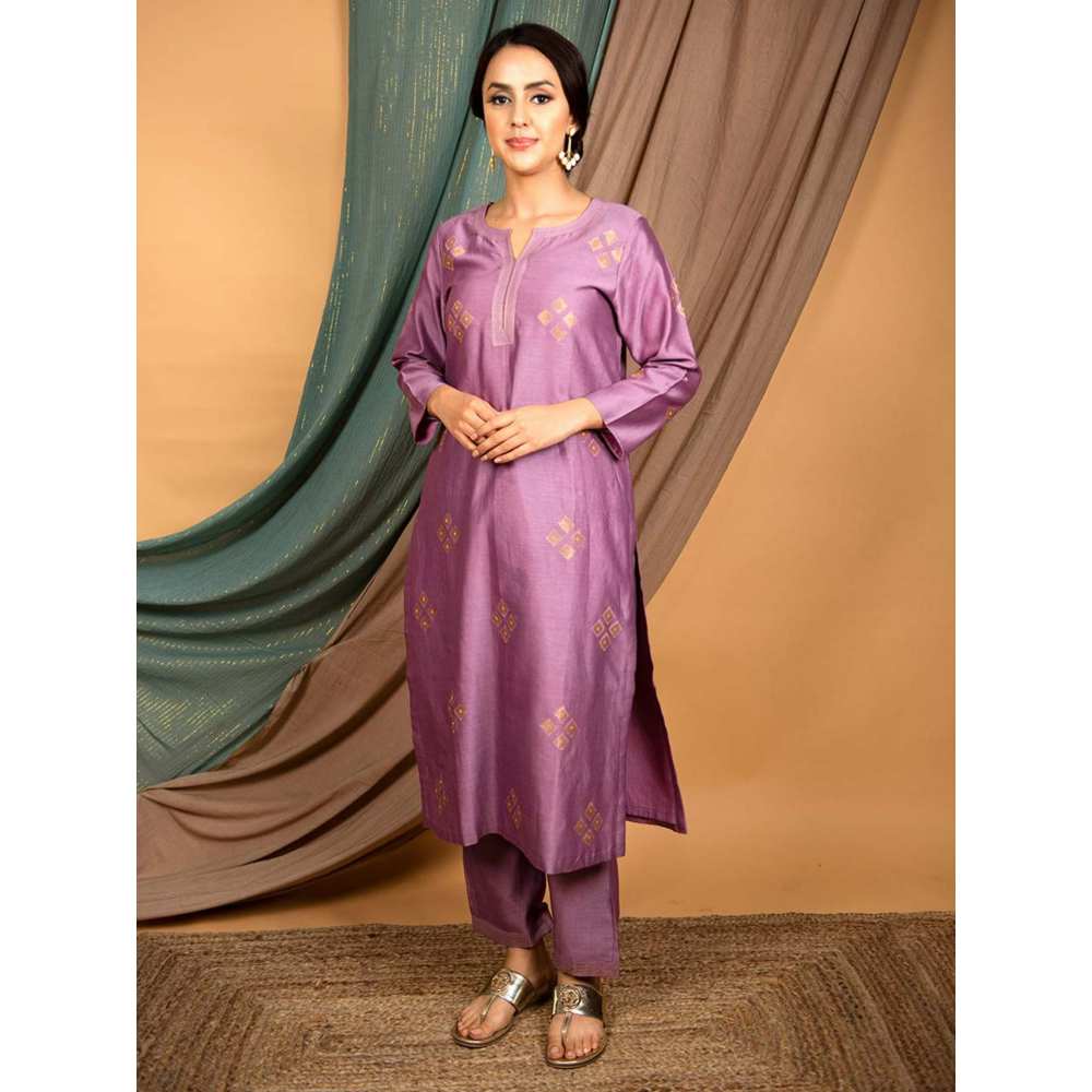 Priya Chaudhary Purple Dupatta