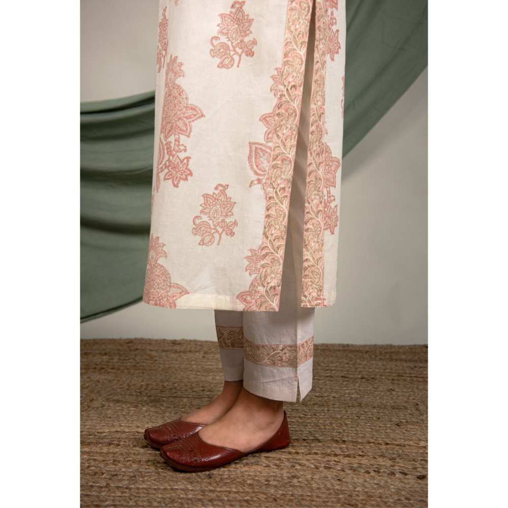 Priya Chaudhary Brown Kurta (Set of 2)