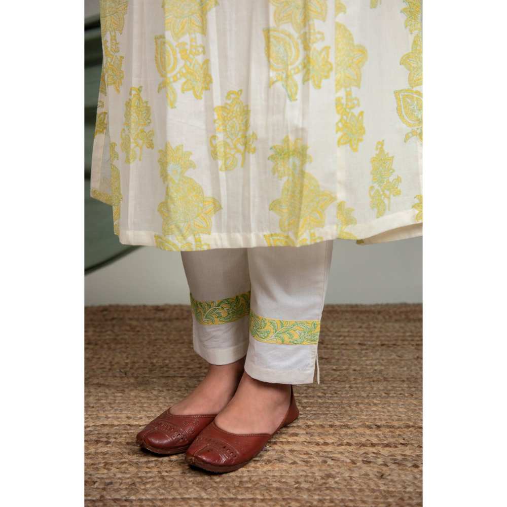 Priya Chaudhary Green Kurtas (Set of 2)