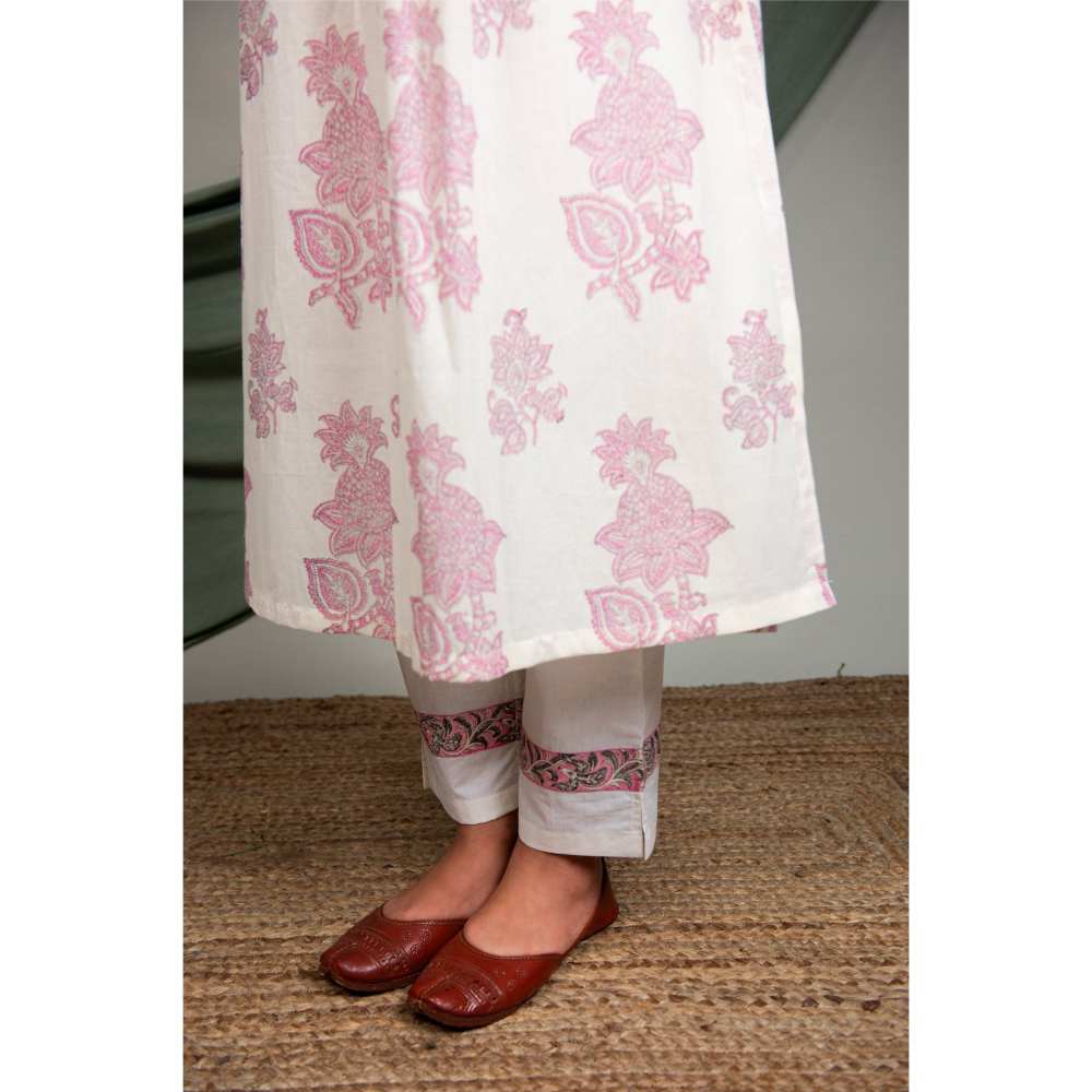 Priya Chaudhary Pink Kurtas (Set of 2)