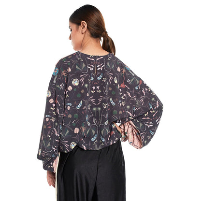 PS Pret by Payal Singhal Crepe Peach Floral Tunic