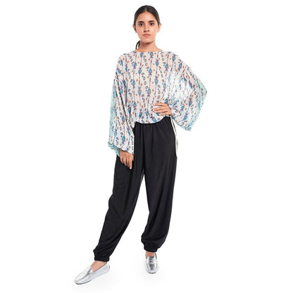 PS Pret by Payal Singhal Crepe White Printed Tunic