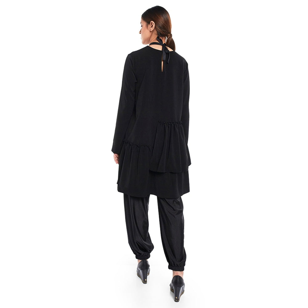 PS Pret by Payal Singhal Crepe Black Solids Tunic