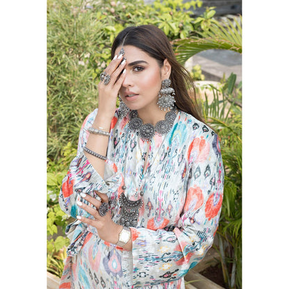 PS Pret by Payal Singhal Stone Printed Velvet Kaftaan