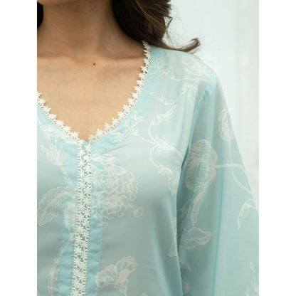 Roze Nazneen Kurta (Set of 3)