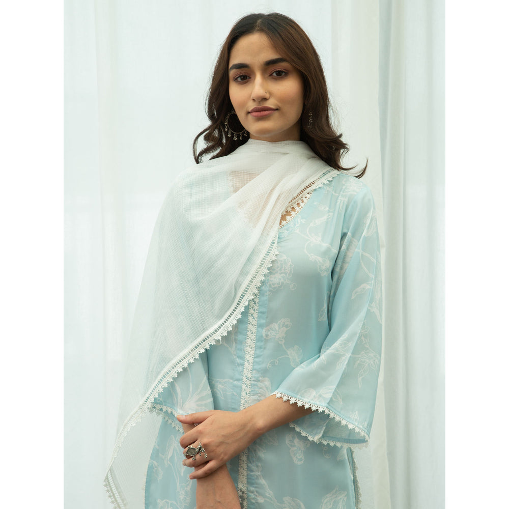 Roze Nazneen Kurta (Set of 3)
