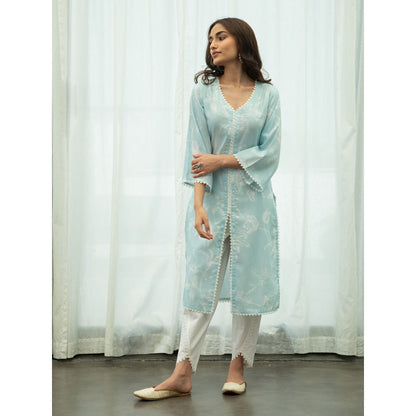 Roze Nazneen Kurta (Set of 3)