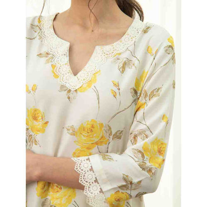 Roze Yasmin Kurta (Set of 3)
