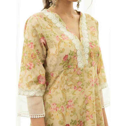 Roze Zanab Kurta