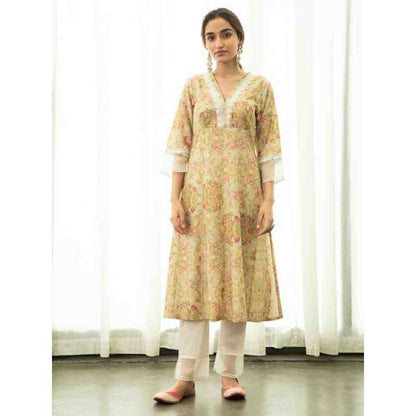 Roze Zanab Kurta