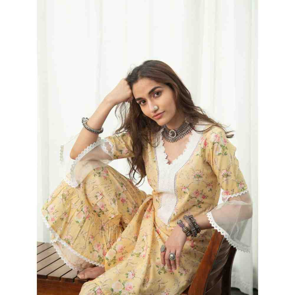 Roze Zoya Kurta