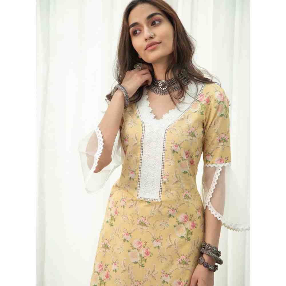 Roze Zoya Kurta