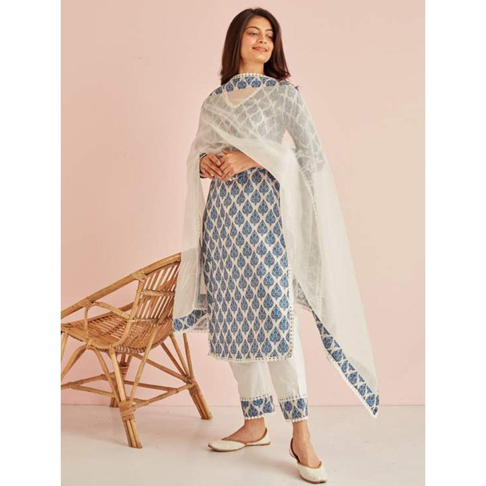 Roze Seher Kurta (Set of 3)