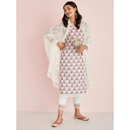 Roze Inaayat Kurti (Set of 3)