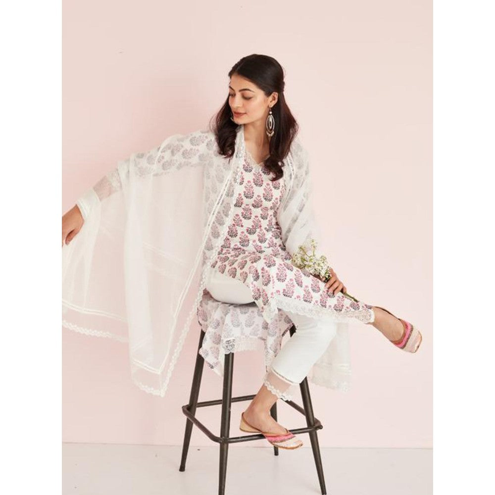Roze Inaayat Kurti (Set of 3)