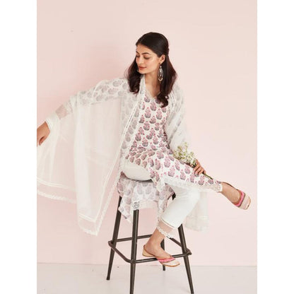 Roze Inaayat Kurti (Set of 3)