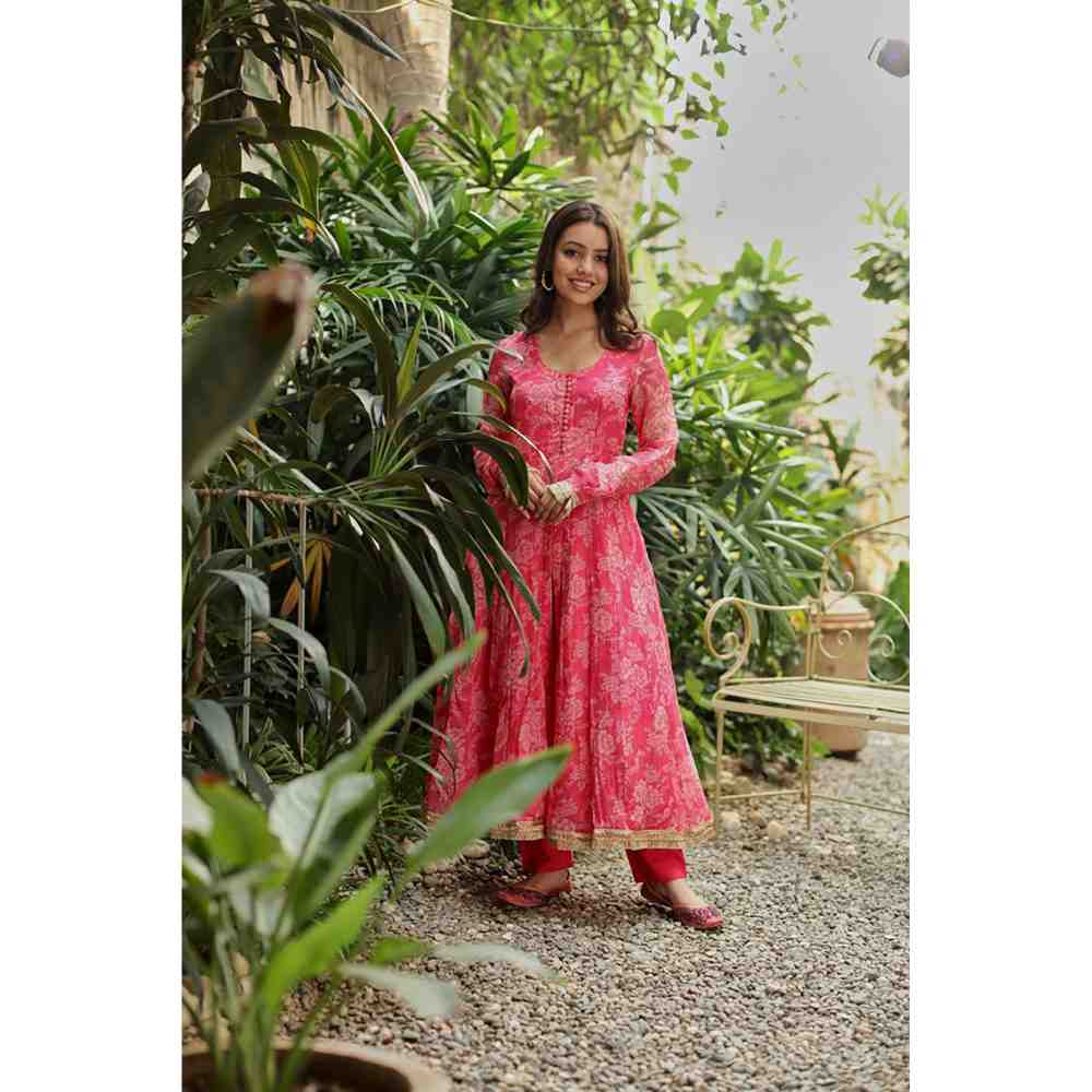 Roze Ahana Anarkali (Set of 3)