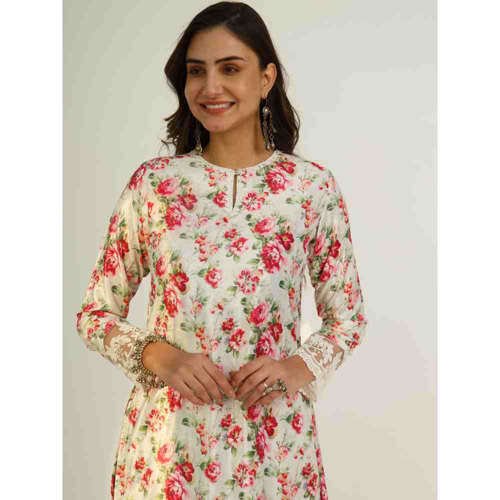 Roze Asmara Velvet Kurta