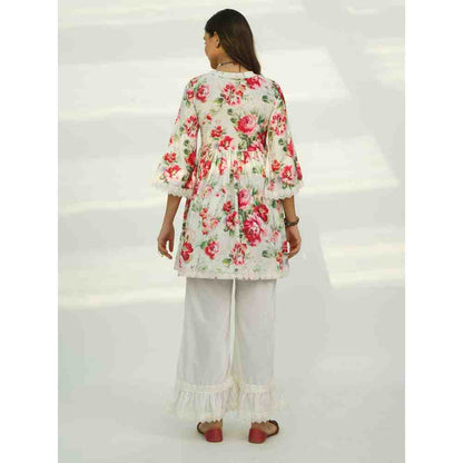 Roze Leah Velvet Kurta