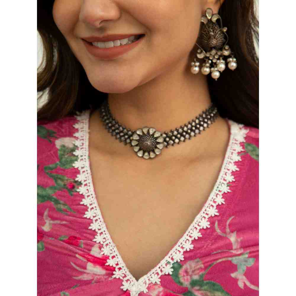Roze Dania Velvet Kurta