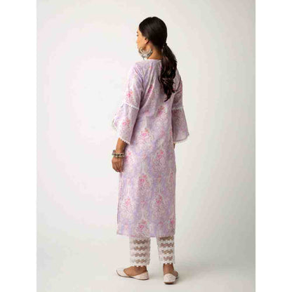 Roze Eishal Purple Kurta