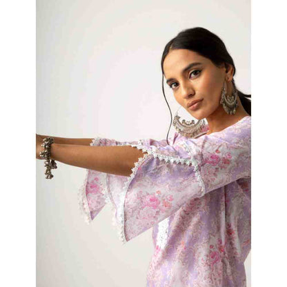 Roze Eishal Purple Kurta
