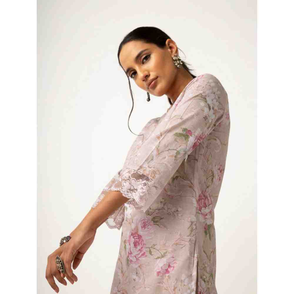 Roze Sheen Kurta