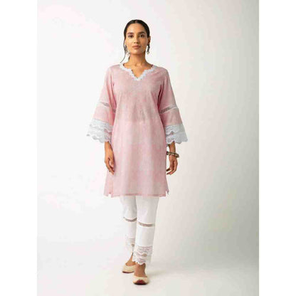 Roze Azhra Pink Kurta