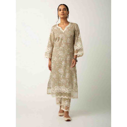Roze Emaya Kurta (Set of 3)