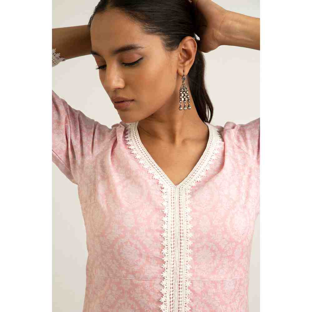 Roze Amaira Kurti - Pink